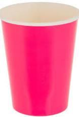 Hot Pink 9 oz. Paper Cups, 20 ct