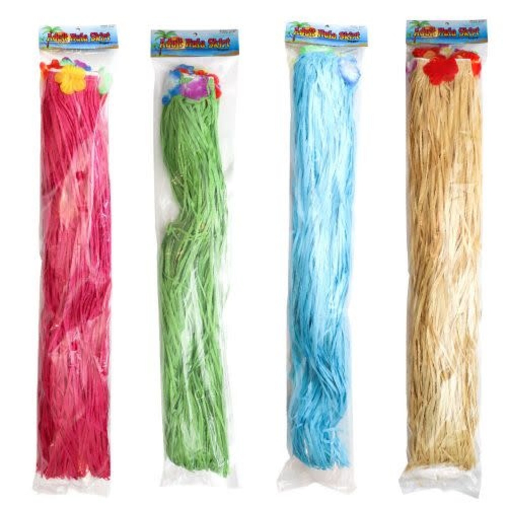 HULA SKIRT CHILD ASSORTED PAPER 33.5inX30in