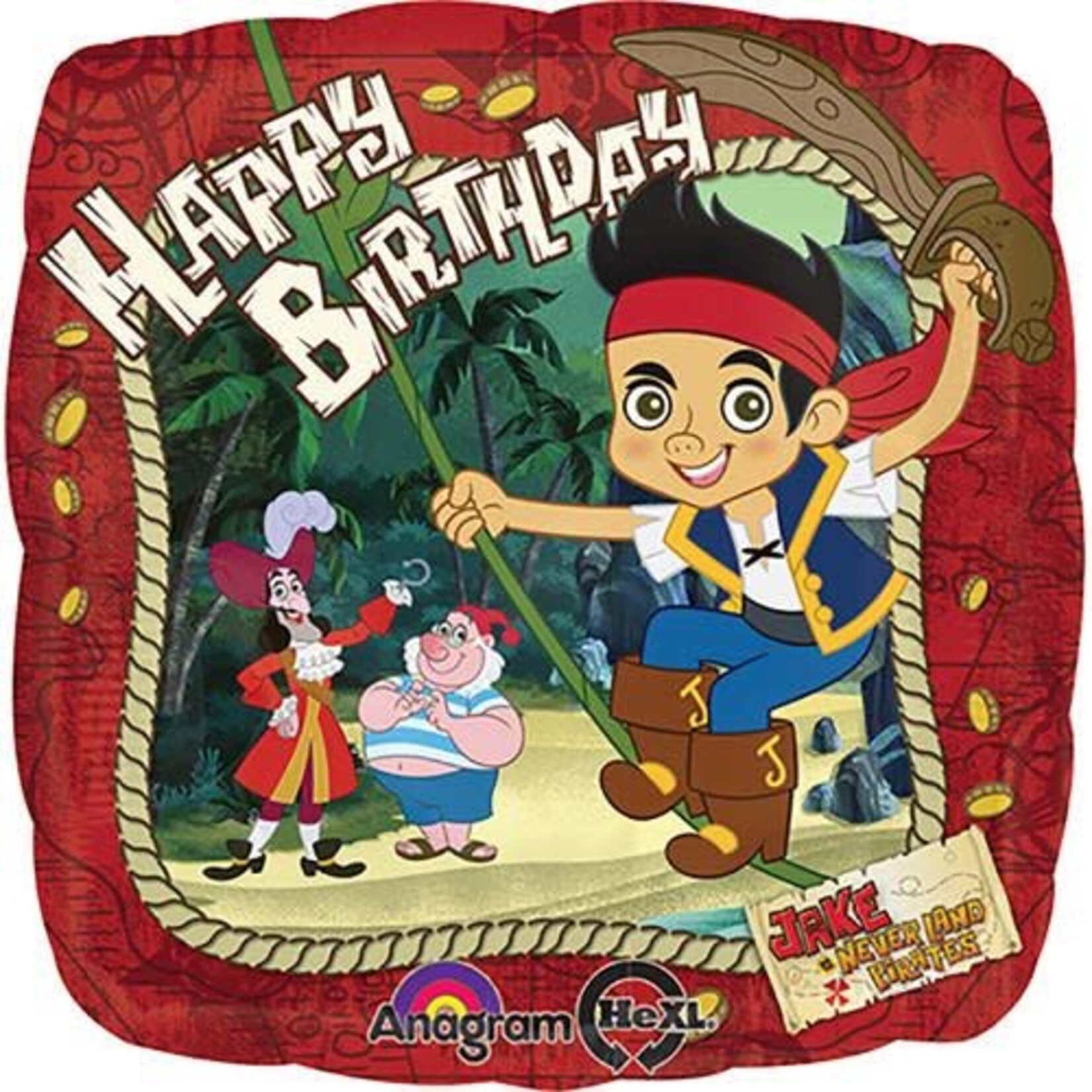 Jake the Pirate Happy Bday 18''
