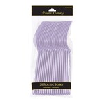 Lavender Plastic Forks