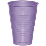 Lavender Purple Plastic Cups 12oz
