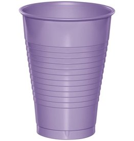 Lavender Purple Plastic Cups 12oz