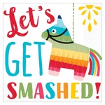 Let's Get Smashed Beverage Napkins