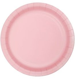Light pink plates 9”