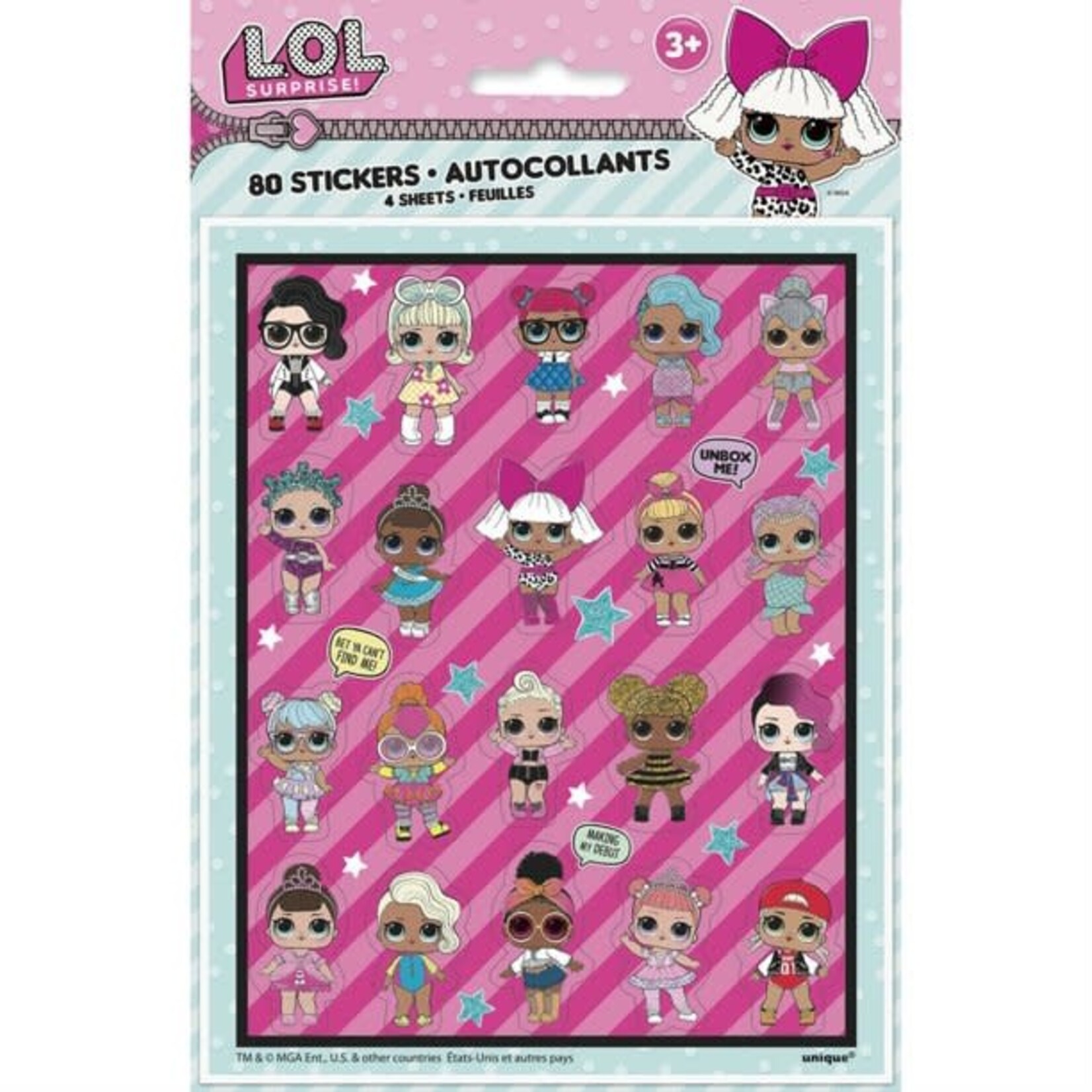 LOL Surprise! Sticker Sheets