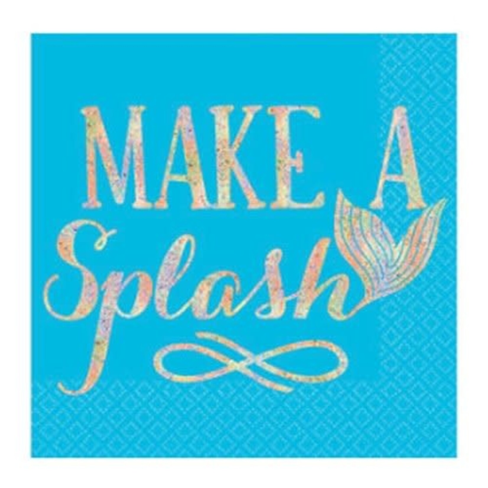 Make a Splash' Iridescent Small Napkins