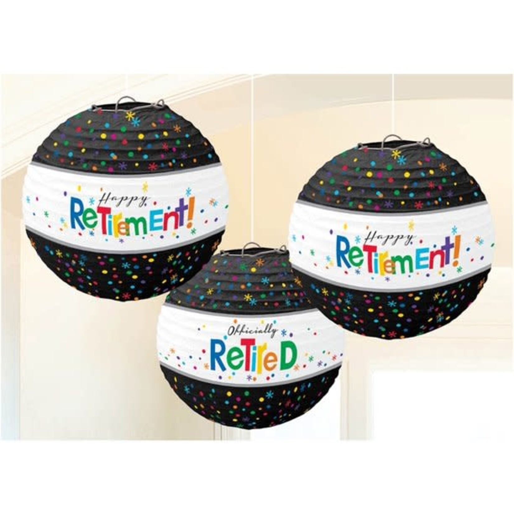 Officially Retired Paper Lanterns (3 Count)
