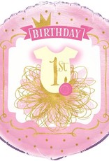 Pink and Gold Tutu 1st Birthday