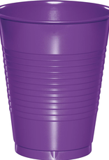 Plastic Purple Cups 12 pk