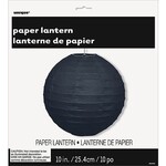 Round Lantern 10"-Black