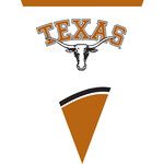 Texas Longhorn Plastic Banner