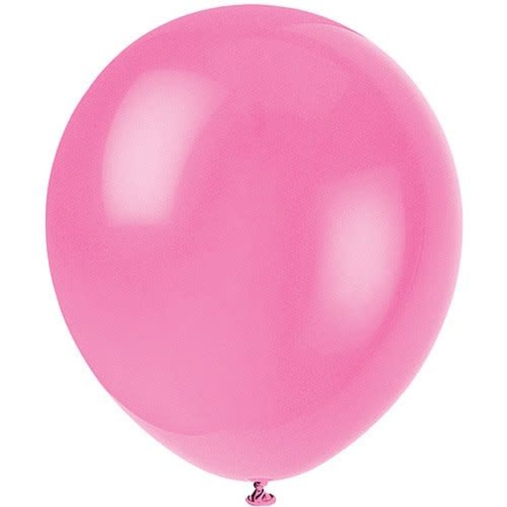 Unique 12 ct Pink Solid Latex Balloon