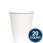 White 9 Oz. Paper Cups,