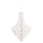 White Chandelier Tissue Paper Decoration