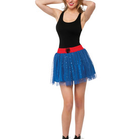 Womens Spiderman Blue And Red Skirt Costume Accessory