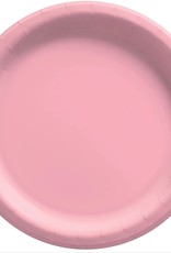 Round Paper Plates New Pink