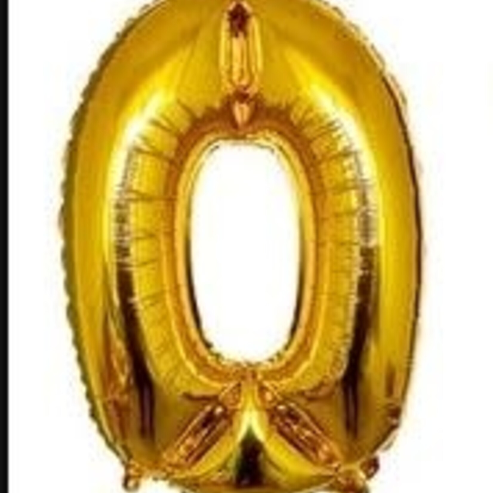 16" Gold Mylar Number Balloons