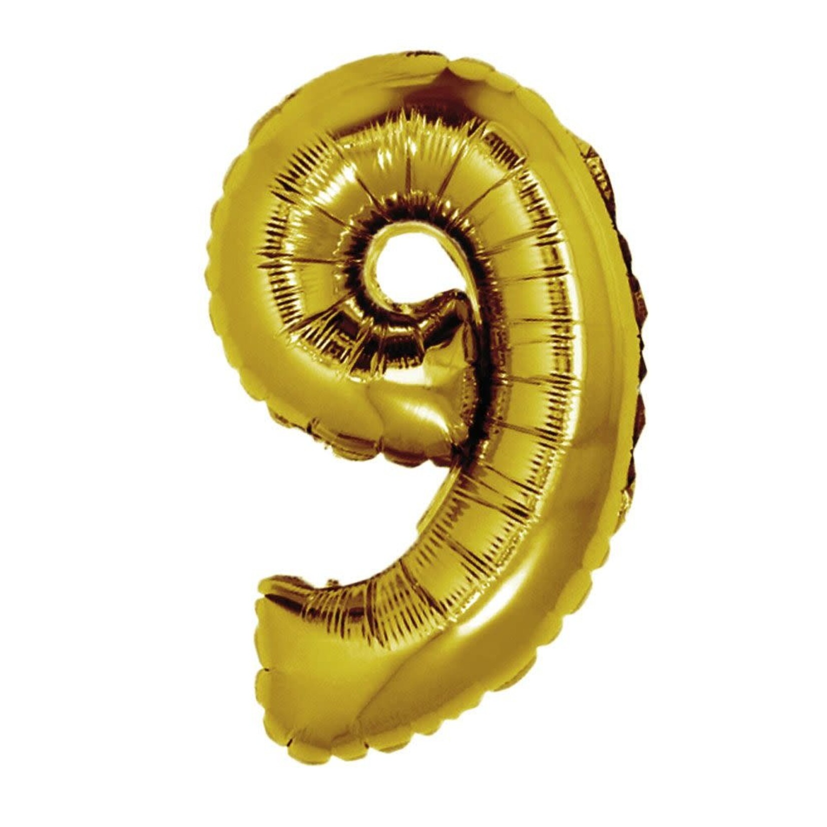 34" Gold Mylar Number Balloons