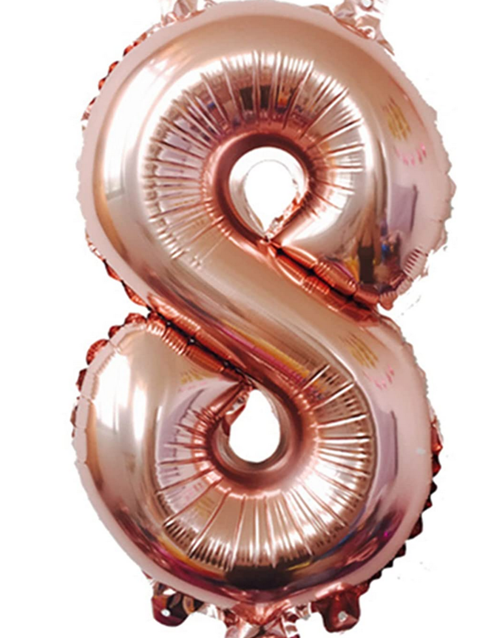 40" Rose Gold Mylar Number Balloons