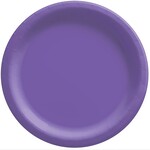 Round Paper Plates Purple