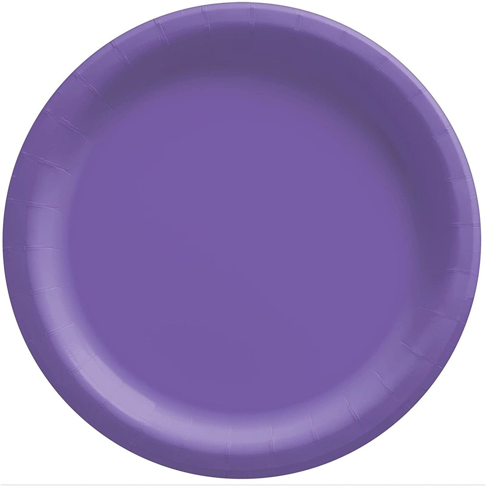Round Paper Plates Purple