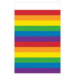 Rainbow Plastic Table Cover