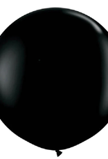 36" Black Latex Balloon 2ct