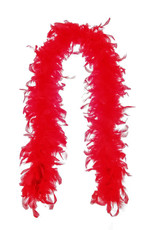 60 GRAM FEATHER BOA, RED