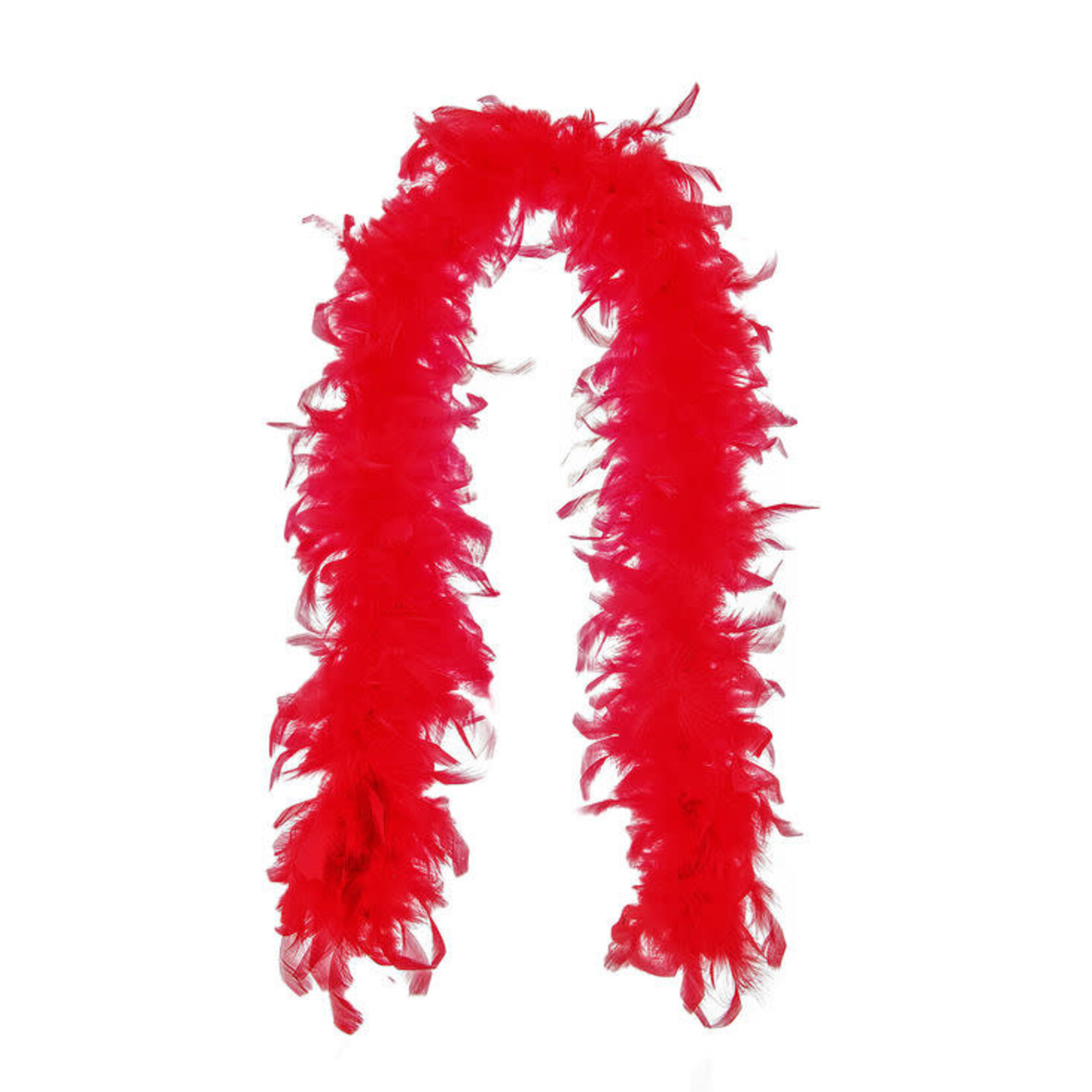 60 GRAM FEATHER BOA, RED