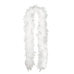 60 GRAM FEATHER BOA, WHITE