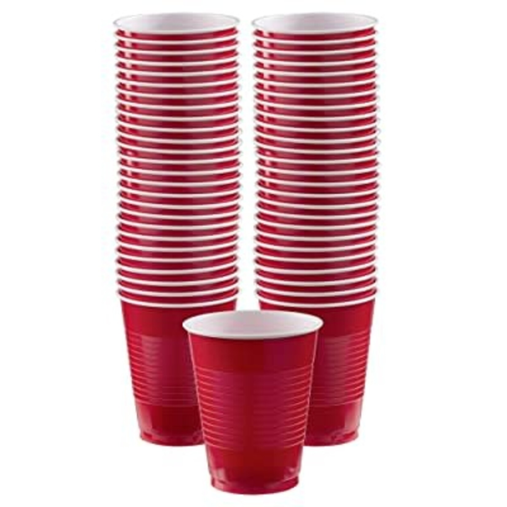 Big Party Pack Cups  Apple Red