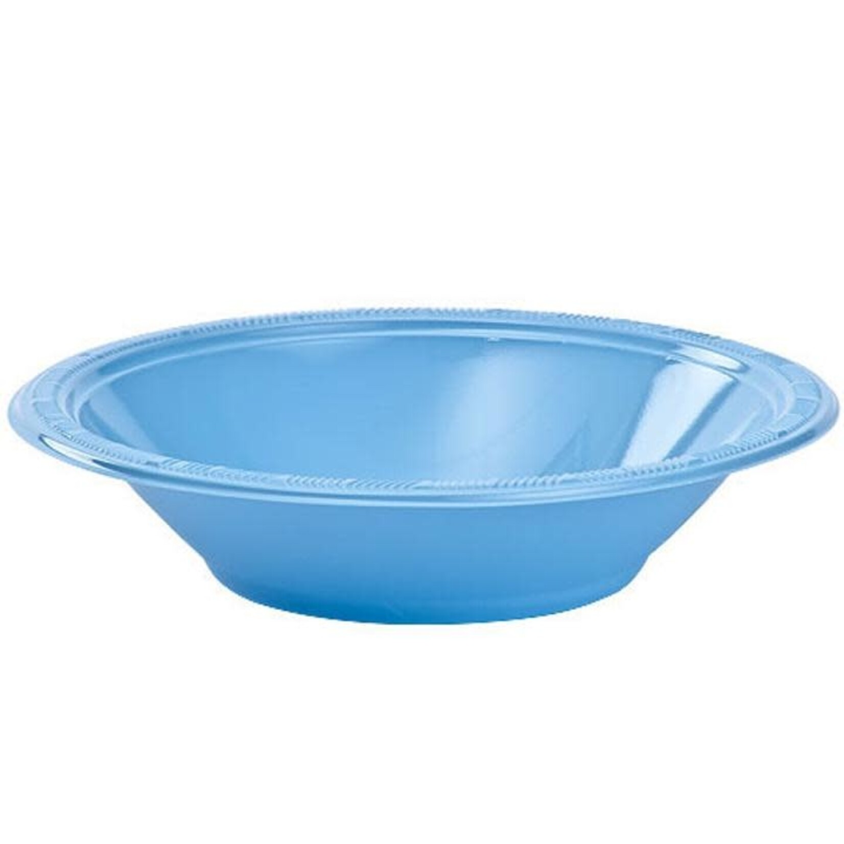Bright Blue Plastic 12oz. Bowls