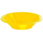 Bright Yellow Plastic 12oz. Bowls