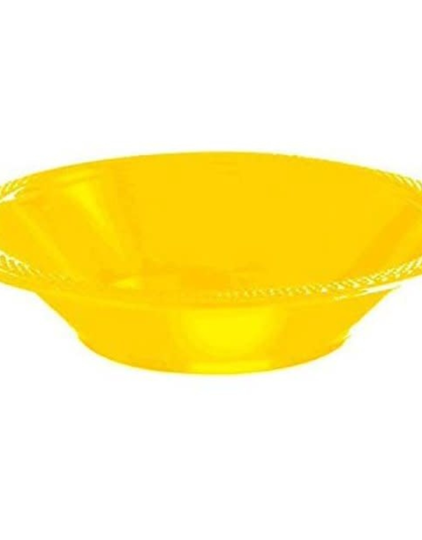 Bright Yellow Plastic 12oz. Bowls