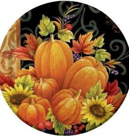 Pumpkin Tapestry Plates
