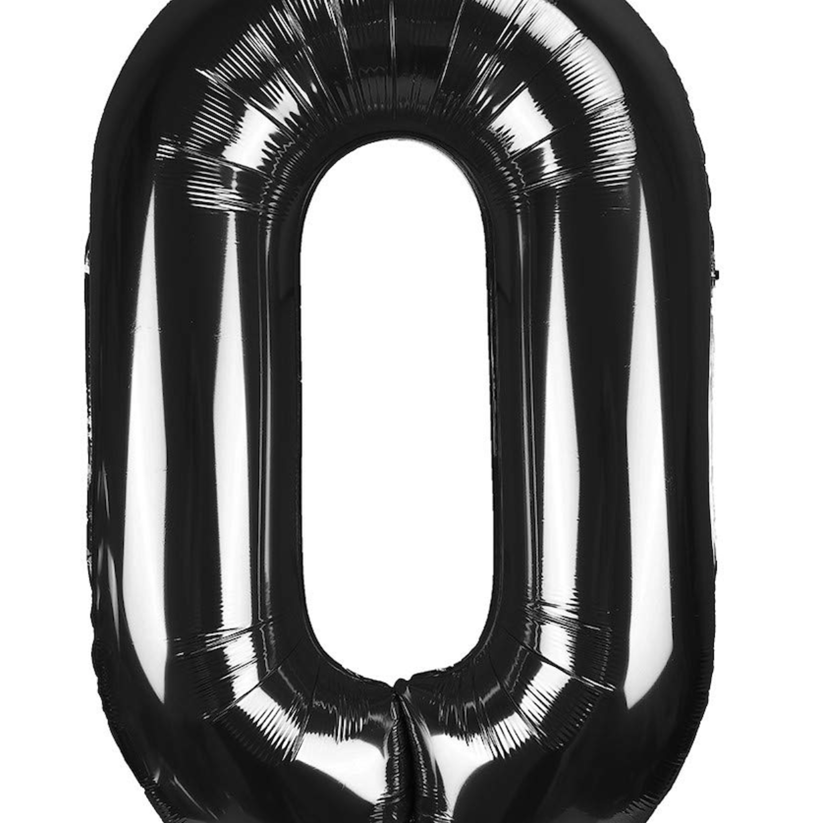 40" Black Mylar Number Balloons
