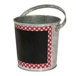 BUCKET GALVANIZED CHALKBOARD