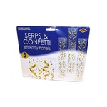 Gold Serps and Confetti Party Panels