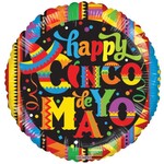 Happy Cinco De Mayo Festive 18'' Mylar