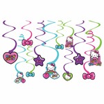 Swirl Decorations Hello Kitty 12Pack