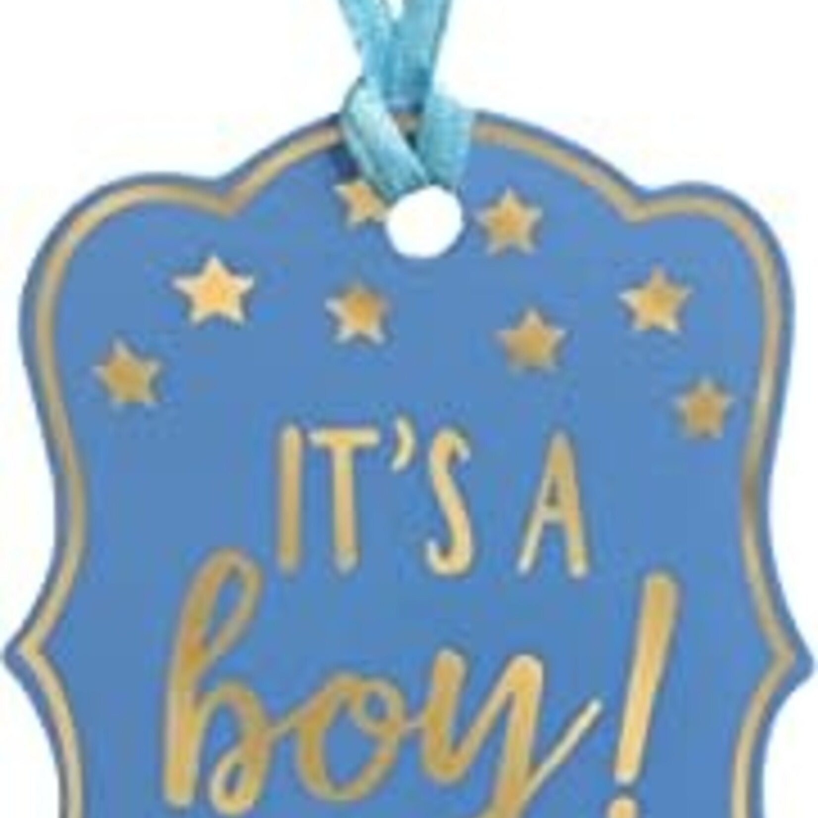 BABY SHOWER FOIL STAMP TAGS -