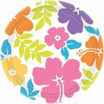 Small Hibiscus Plates 50Count