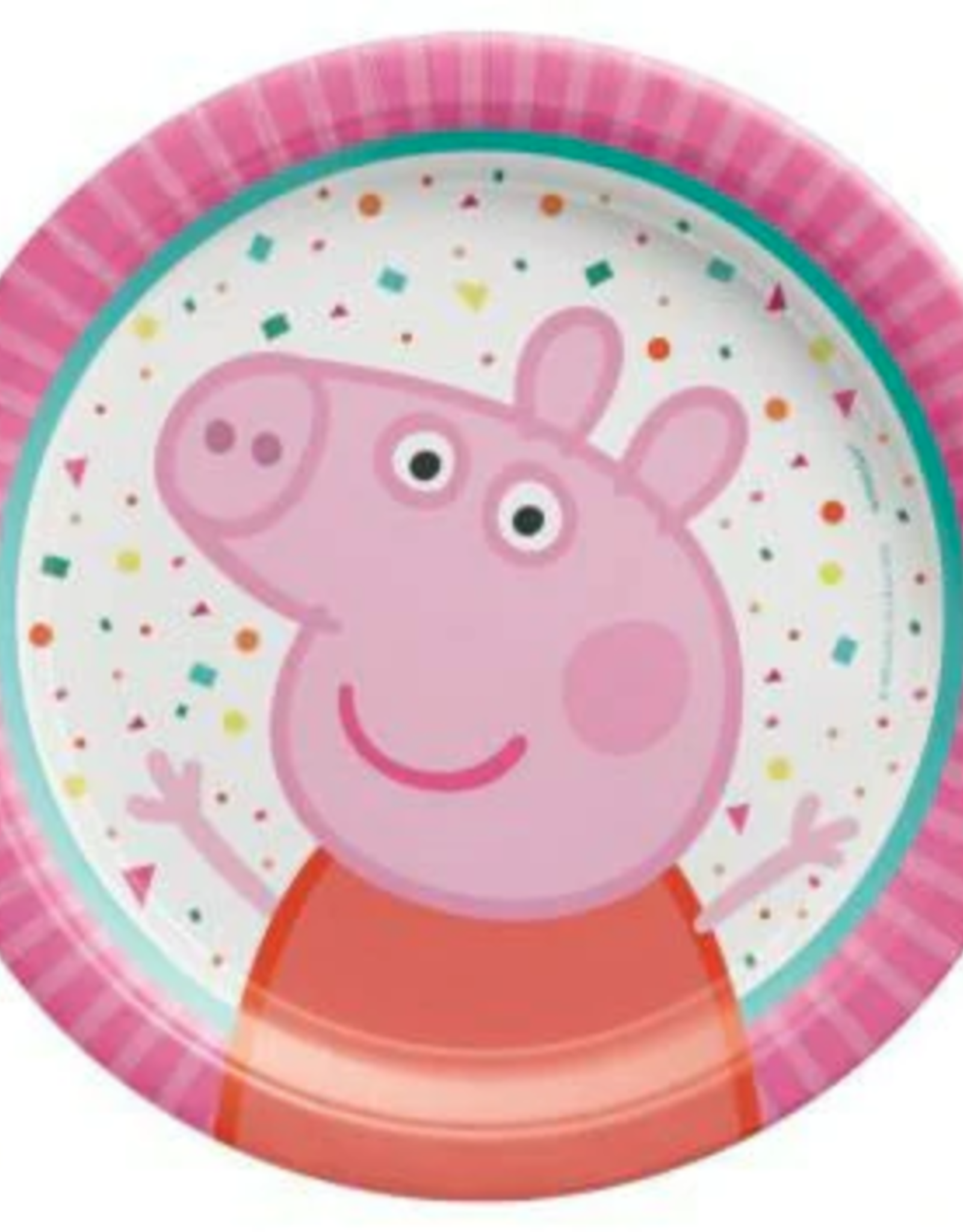 Peppa Pig Round Paper Plate 7''