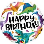 18'' Colorful Dinosaurs B'day
