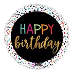 18'' Colorful Dots Birthday Balloon