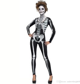 Womans Skeleton Jumpsuit