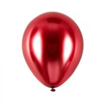 12 inch chrome red balloons