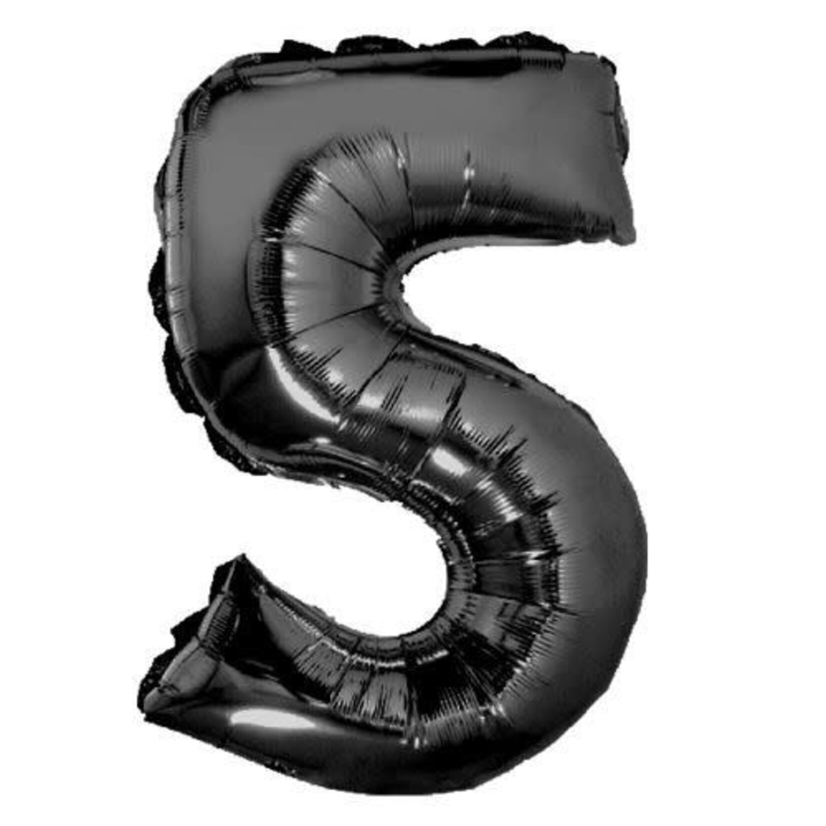 40" Black Mylar Number Balloons
