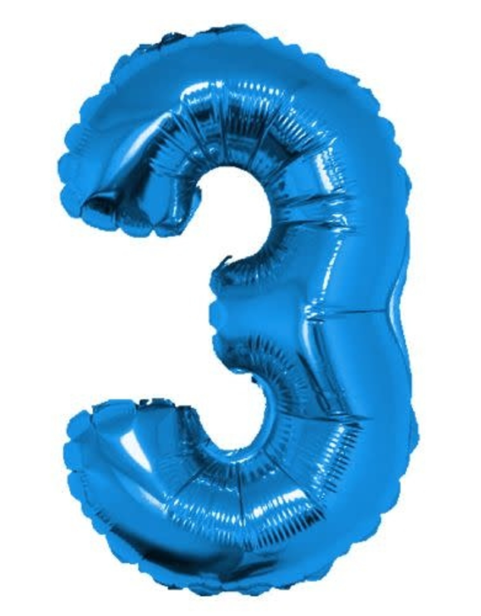 40" Royal Blue Mylar Number Balloons