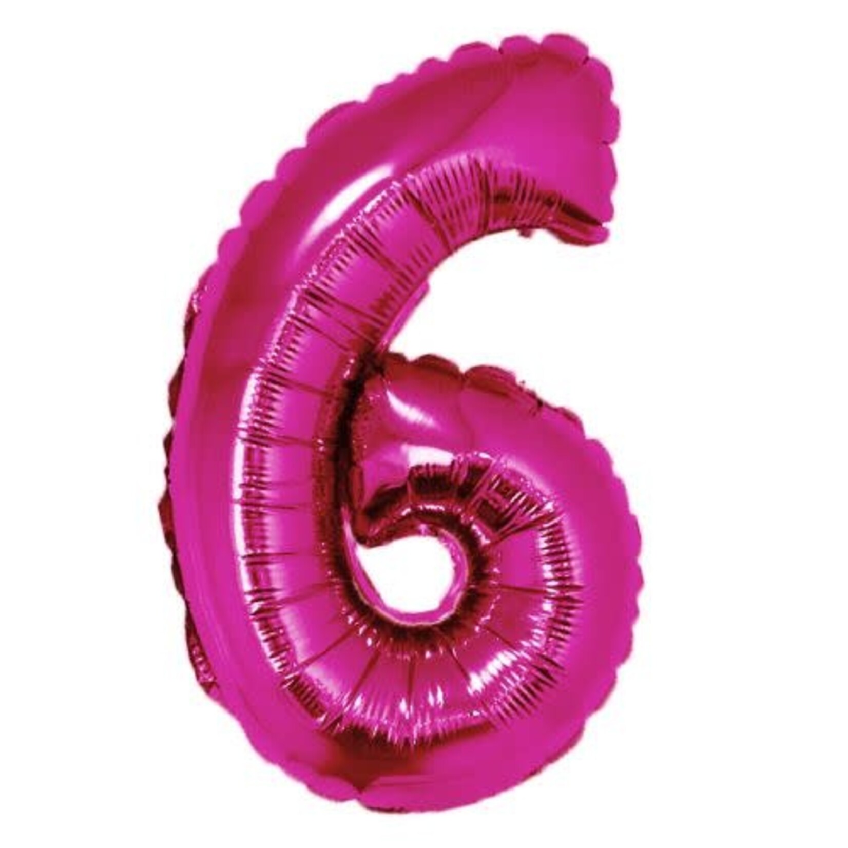 40" Hot Pink Mylar Number Balloons